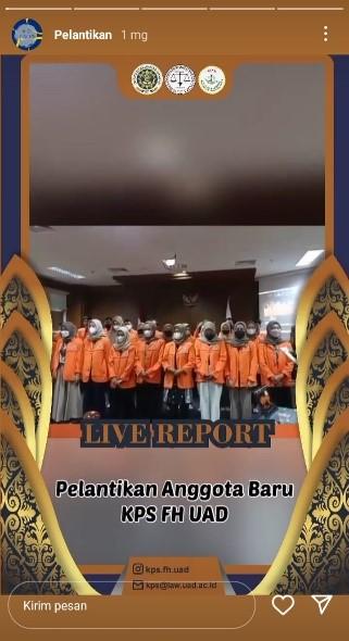 Foto DOKUMENTASI KEGIATAN KPS FH UAD 