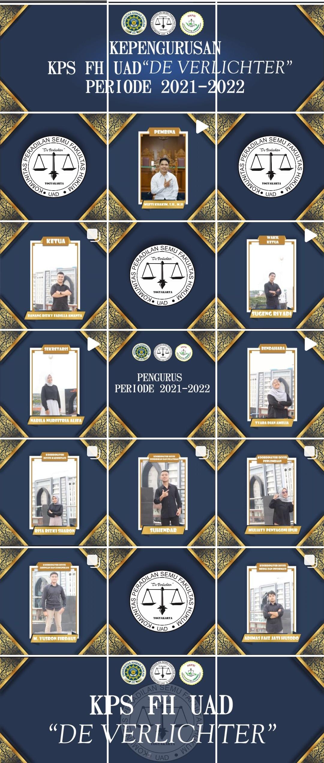 Foto PEMBUATAN STRUKTUR KEPENGURUSAN KPS FH UAD 2021-2022