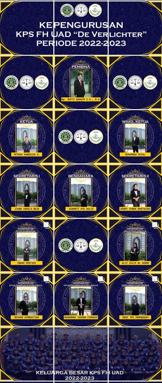 Foto PEMBUATAN STRUKTUR KEPENGURUSAN KPS FH UAD 2022-2023